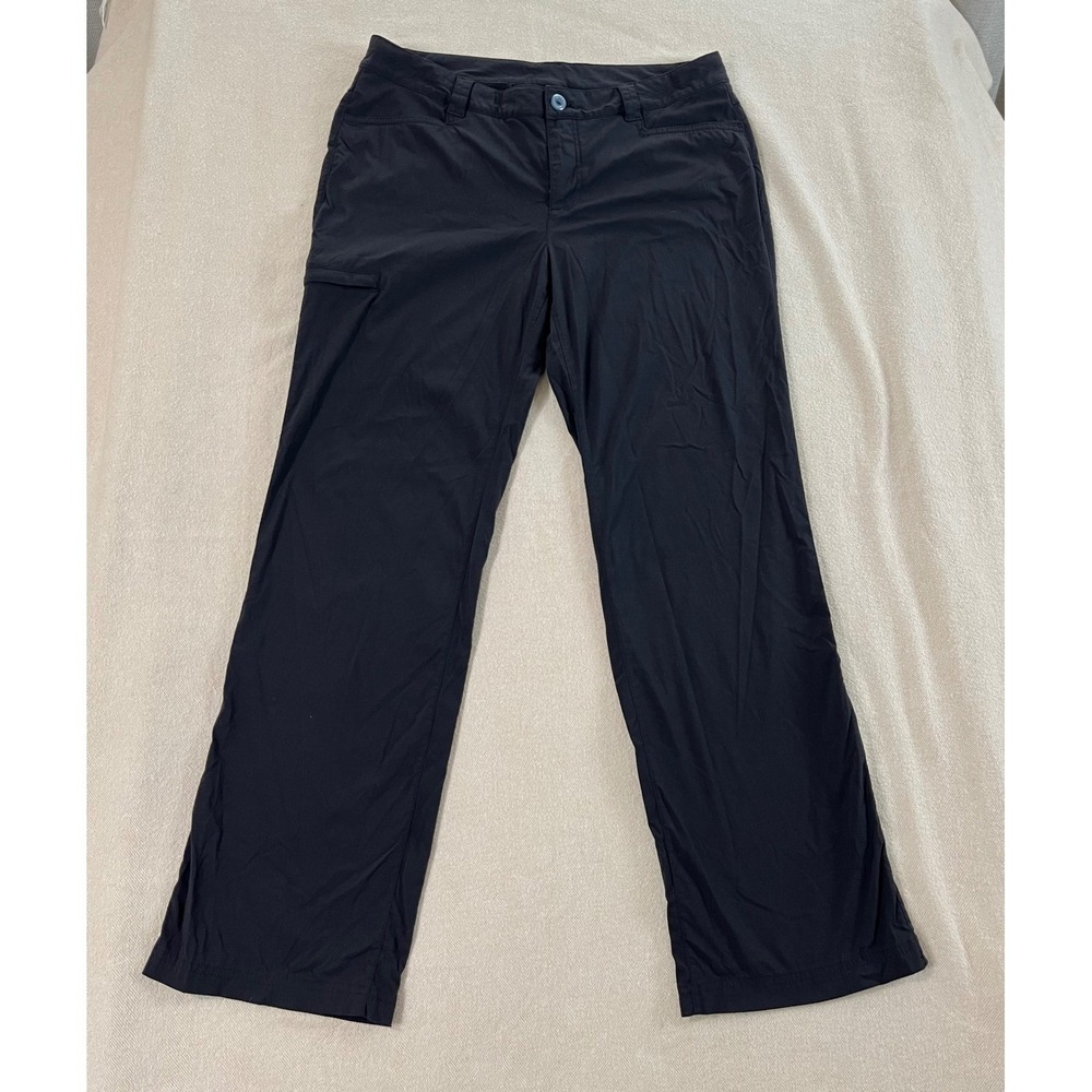 Eddie Bauer Travex Horizon Pants Womens‎ 10 Black Hiking Outdoor Stretch